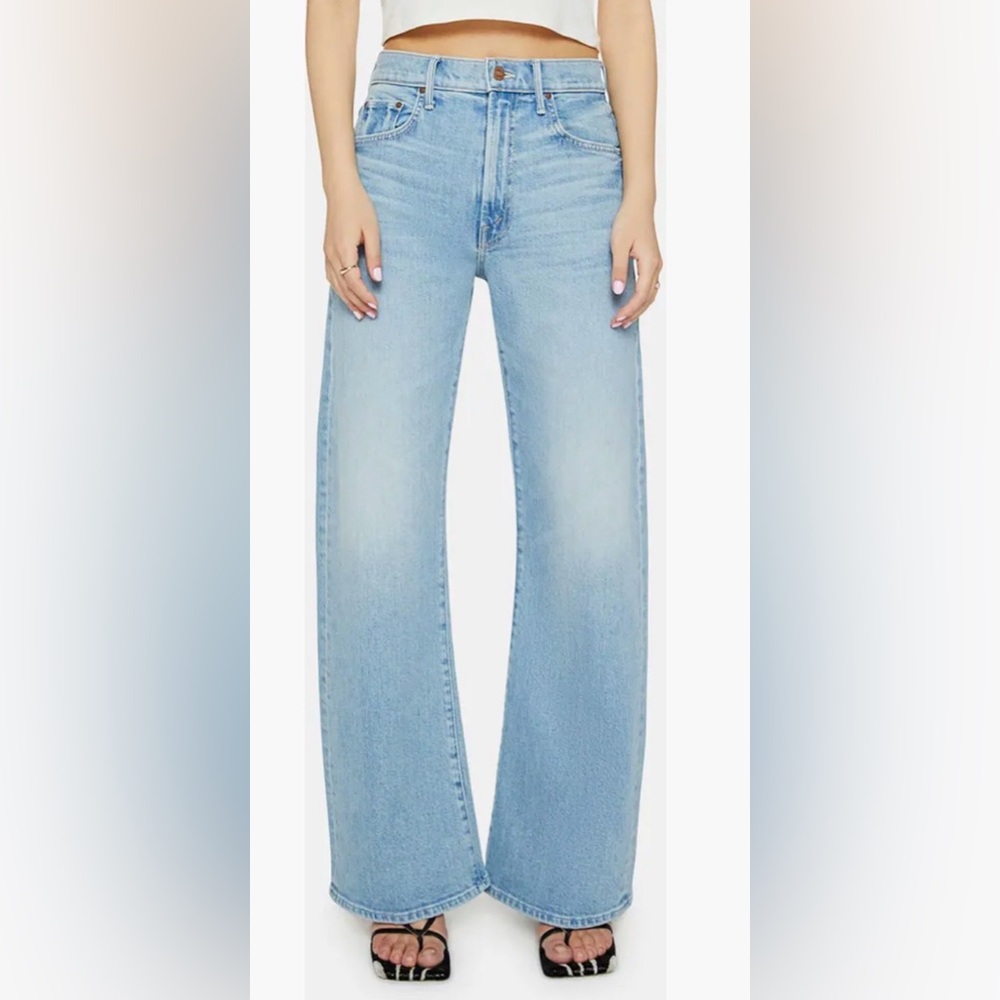 MOTHER Women’s Light Blue Jeans - Picture 7 of 10